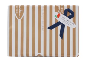 青リボンシール